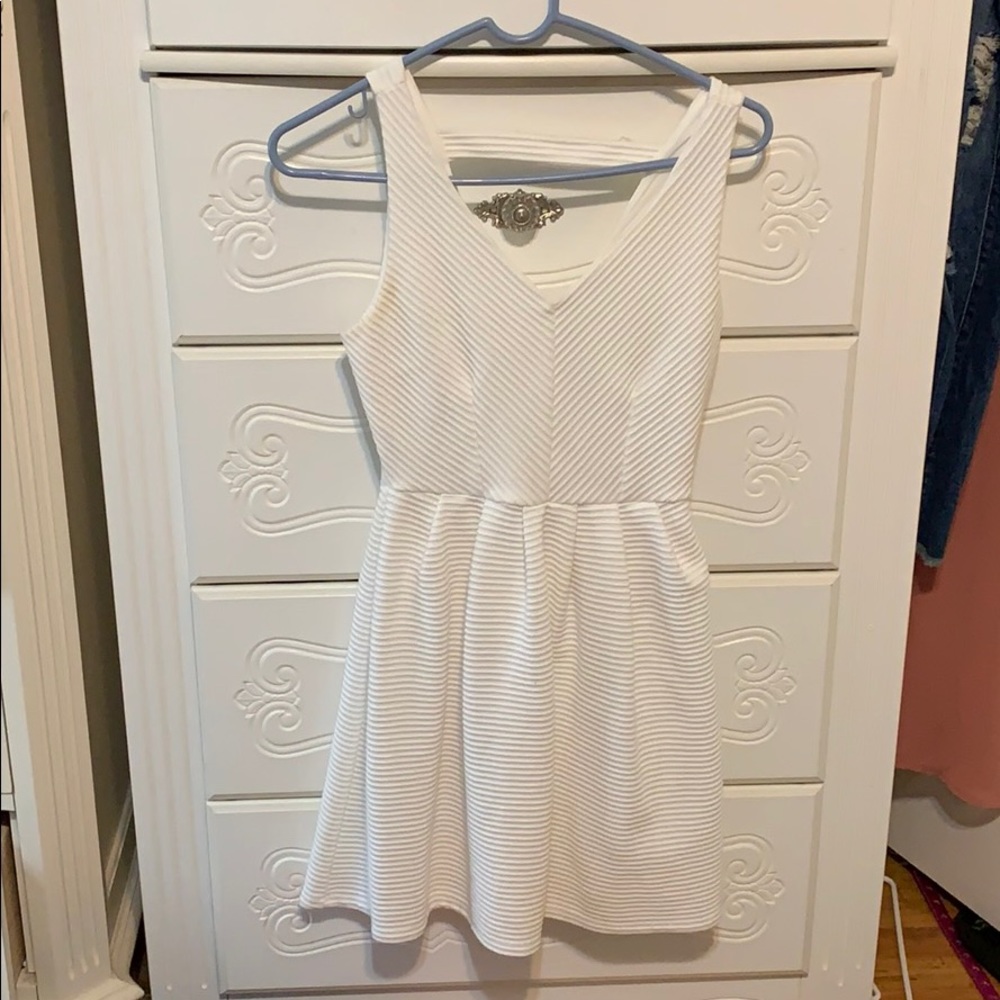 White Classic Dress